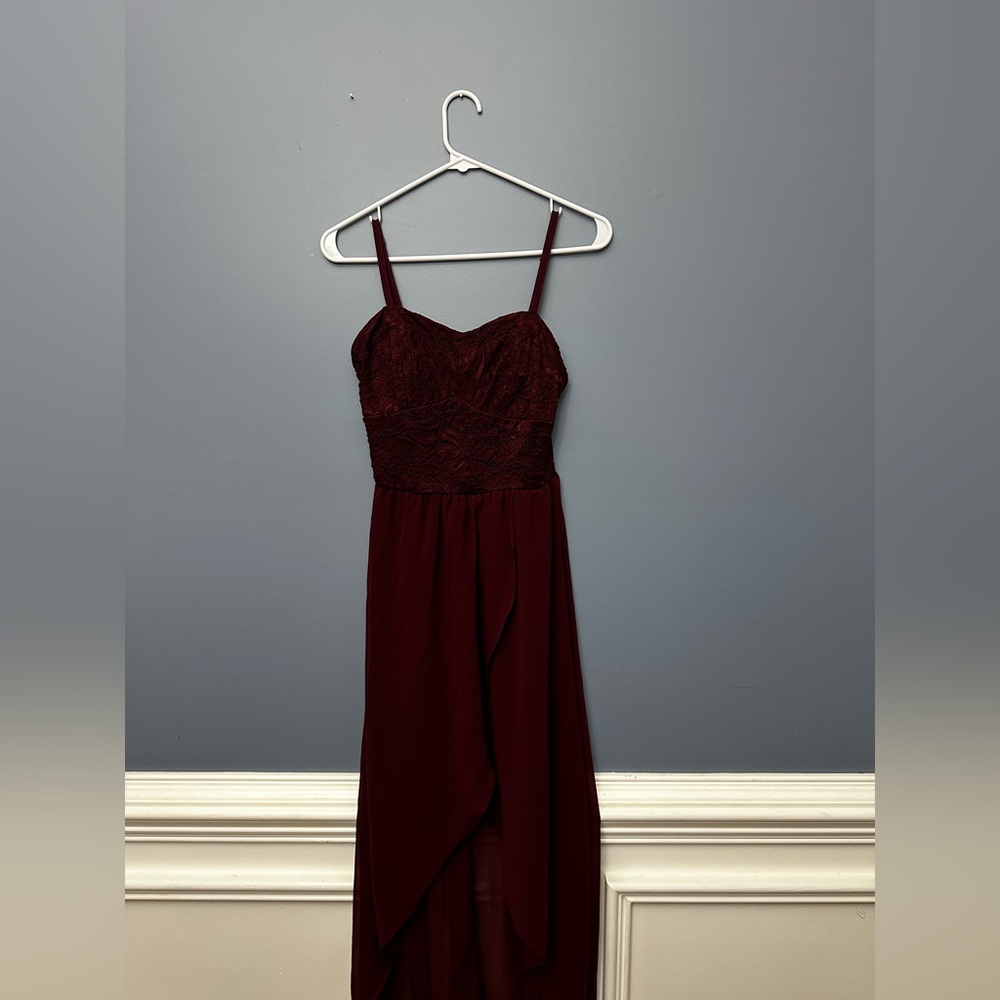 Burgundy Formal Dress